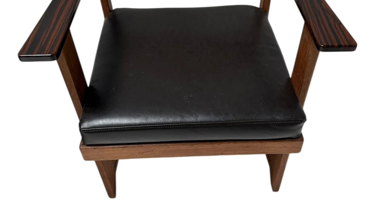 Two Art Deco Modernist Armchairs by Anton Lucas for N.V. Meubelkunst, 1920s